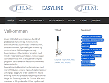 Tablet Screenshot of easyline.dk